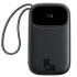 Baseus Qpow 3 Digital Display Power Bank with 2 Built-in USB-C Cables 10000mAh 45W Cosmic - Black